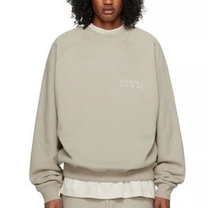 ESSENTIALS Fear of God Men's Beige Crewneck Sweater. Size XXL